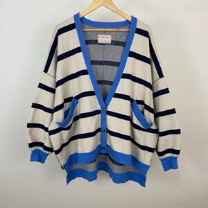 We The Free - Free People Manny Cardi - Navy Stripe  - Medium